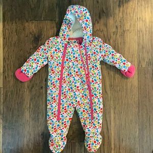 Boden snowsuit bunting 6-12months